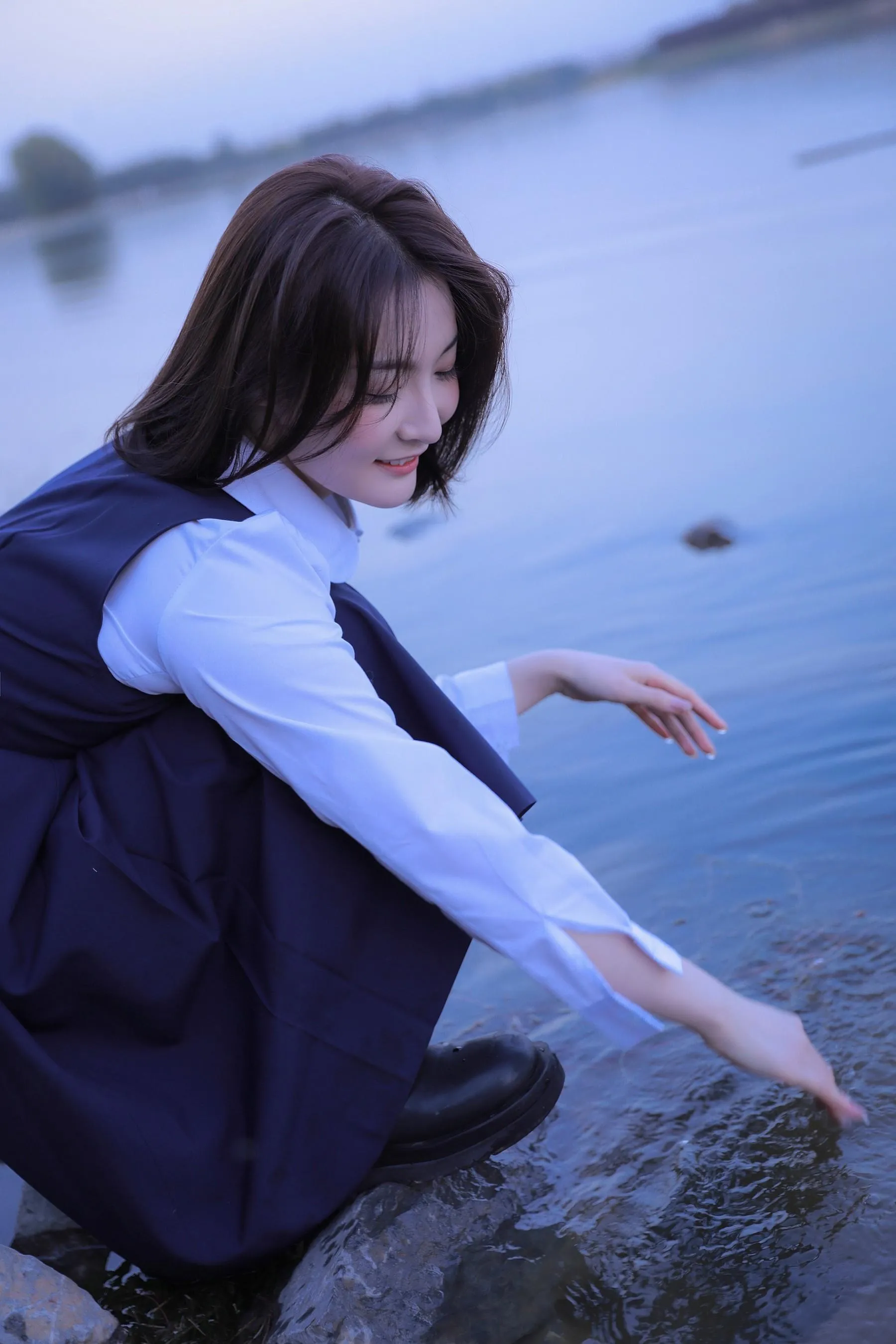 [艺图语] 2022.06.29 海边JK 君君 [20P]插图6